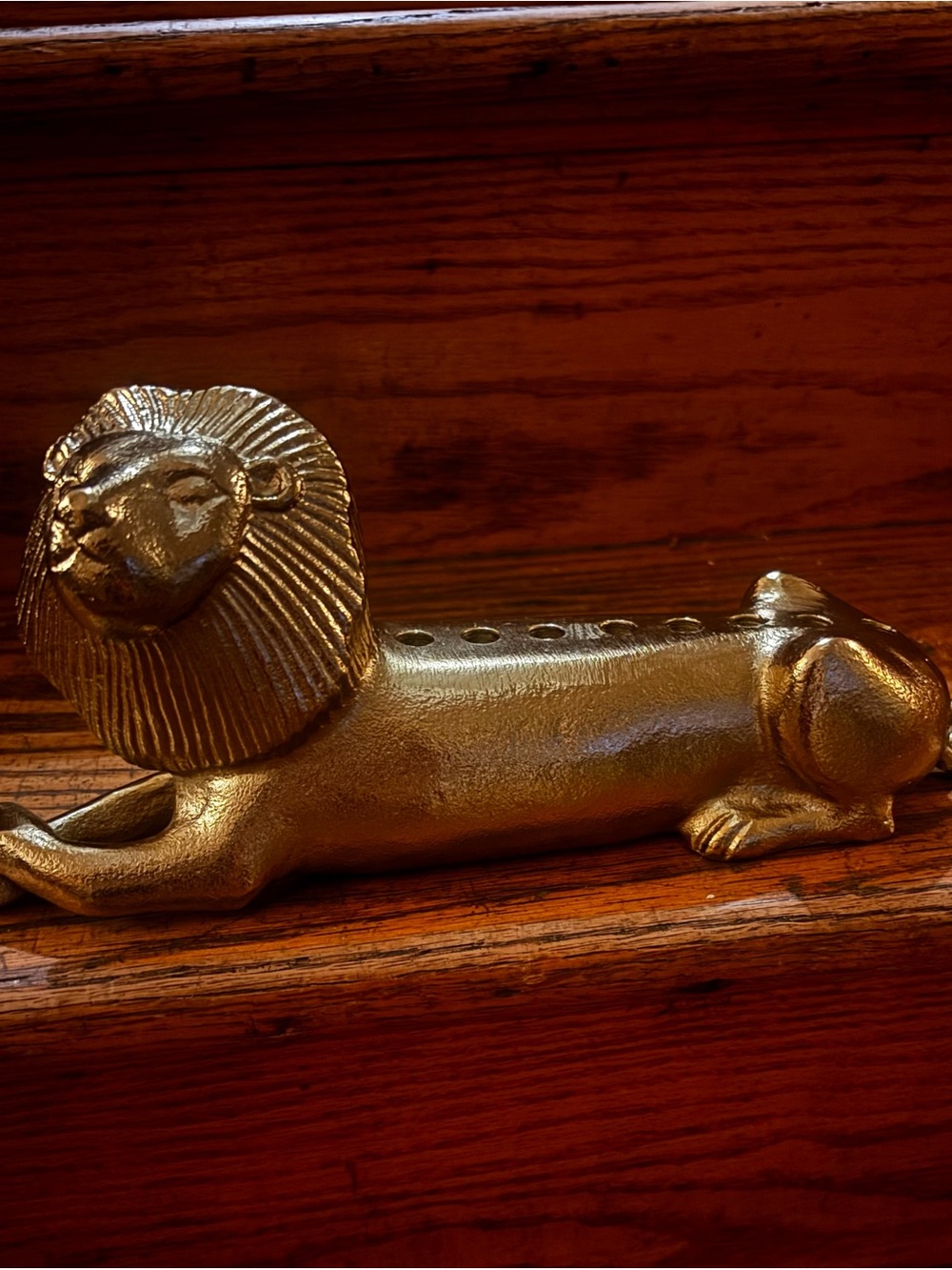 Threshold Gold Lion menorah
